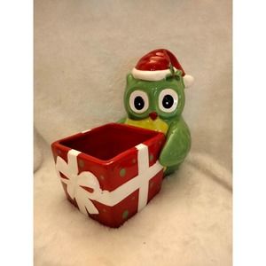 Home Accent Christmas Day Owl Candy Dish